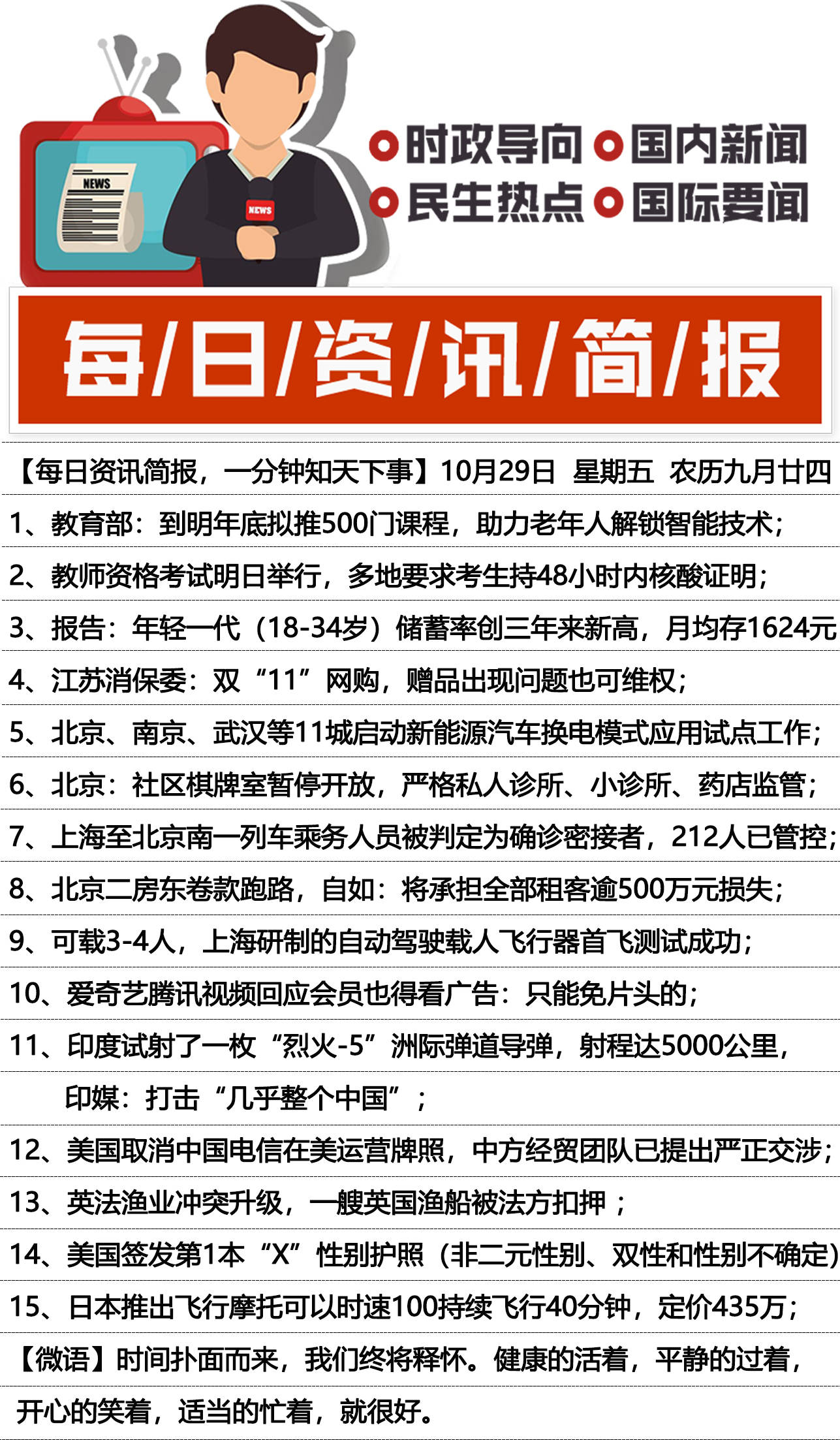 最新資訊速遞概覽
